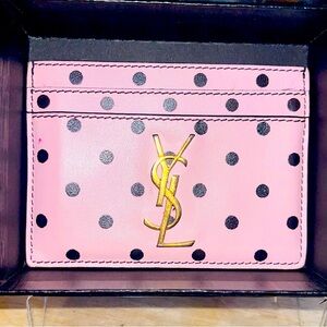 AUTH YSL Card Holder
